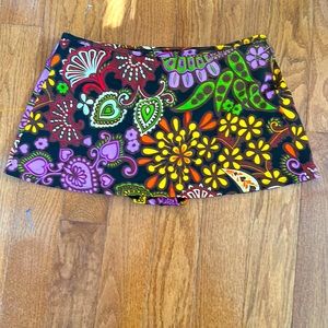 VICTORIA SECRET BOHO PRINT BIKINI BOTTOM WITH COVER UP IN SIZE MEDIUM